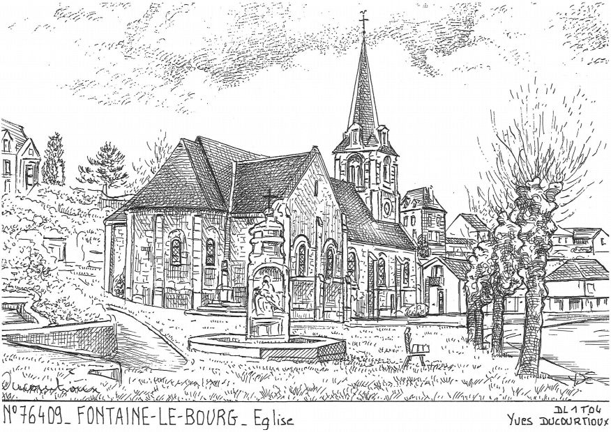 N 76409 - FONTAINE LE BOURG - glise